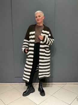 Sweter Kardigan blezer TUROT choco
