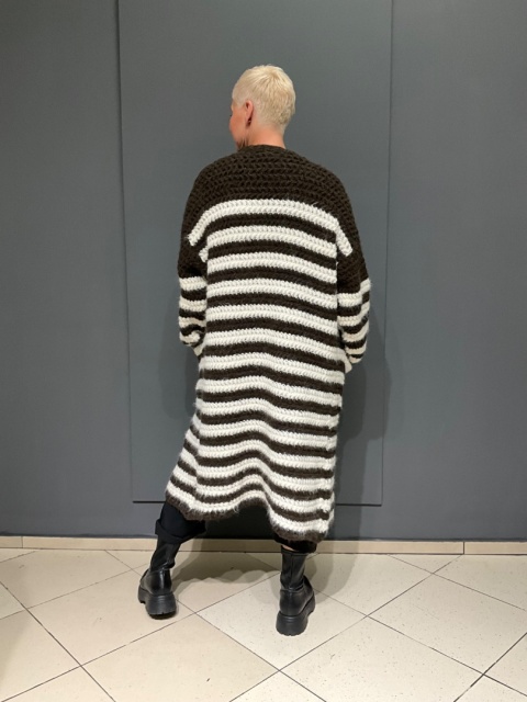 Sweter Kardigan blezer TUROT choco Sweter Kardigan blezer TUROT choco