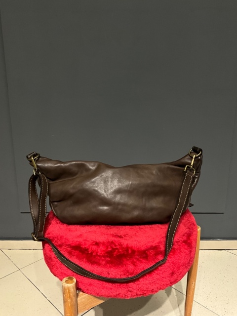 Torebka skórzana VERA PELLE choco Torebka skórzana VERA PELLE choco