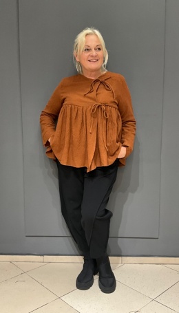 Sweter blezer JOMO Wendy Trendy cynamon