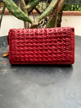 Portfel VERA PERLLE red