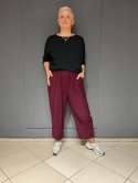 Spodnie LINDA bordo Wendy Trendy