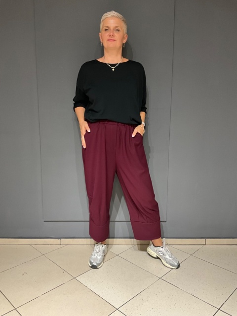 Spodnie LINDA bordo Wendy Trendy Spodnie LINDA bordo Wendy Trendy