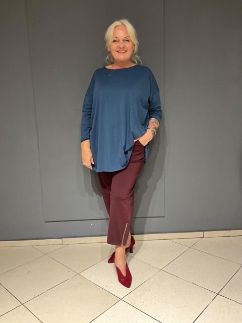Spodnie SOLO Wendy Trendy bordo Spodnie SOLO Wendy Trendy bordo