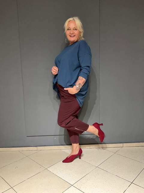 Spodnie SOLO Wendy Trendy bordo Spodnie SOLO Wendy Trendy bordo