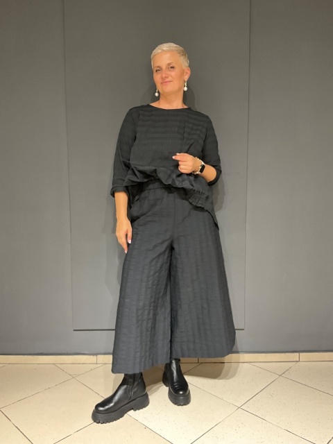 Spodnie kuloty Braga Wendy Trendy nero Spodnie kuloty Braga Wendy Trendy nero