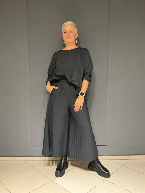 Spodnie kuloty Braga Wendy Trendy nero Spodnie kuloty Braga Wendy Trendy nero