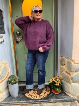 Sweter KAJA Śliwka