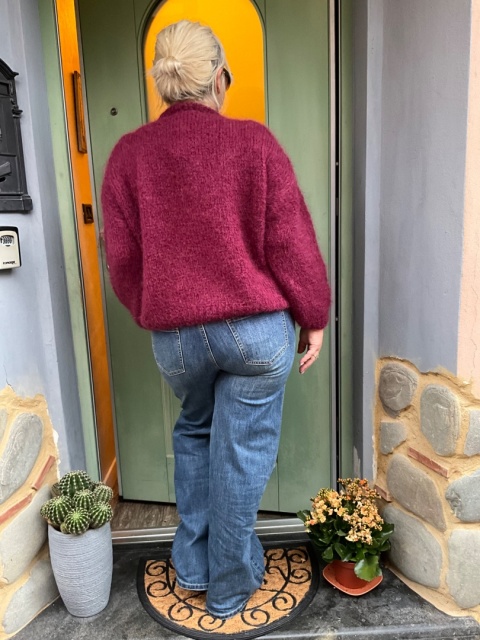 Sweter KAJA burgund Sweter KAJA burgund