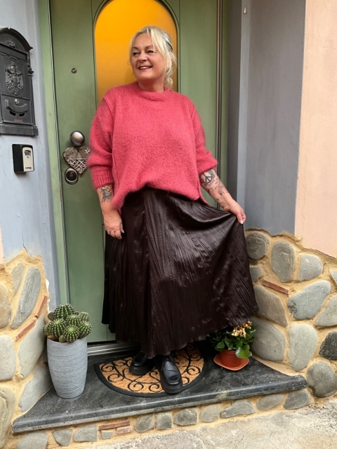 Sweter MAJA różowy pieprz Sweter MAJA różowy pieprz