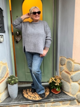Sweter MAJA grey