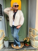 Sweter kardigan NINA GIANCHI krem