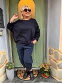 Spodnie BANDI Wendy Trendy sztruks navi