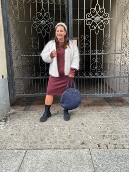 Sukienka MELANY bordo