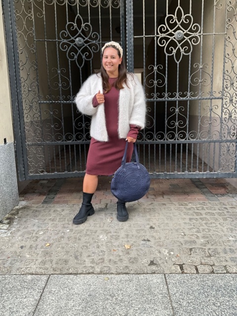 Sukienka MELANY bordo Sukienka MELANY bordo