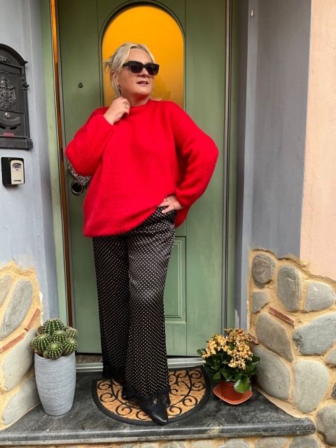 Sweter BINO red Sweter BINO red
