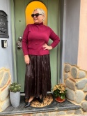Sweter golf PIK burgund
