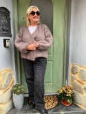 Sweter kardigan NINA GIANCHI fango