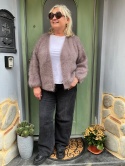 Sweter kardigan NINA GIANCHI fango