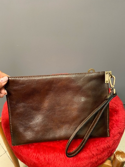Torebka skórzana VERA PELLE Brown POSZETKA Torebka skórzana VERA PELLE Brown POSZETKA