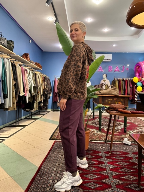 Bluza GLAMOUR wiya panterka Bluza GLAMOUR wiya panterka