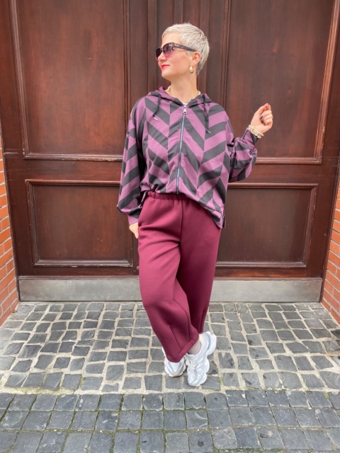 Bluza LILI Gioya śliwka Bluza LILI Gioya śliwka