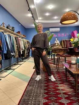 Bluza bluzka LUNA wiya czekolada