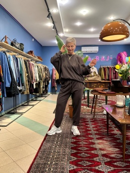 Bluza bluzka LUNA wiya czekolada