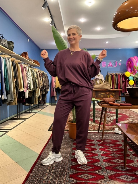 Bluza bluzka LUNA wiya śliwka Bluza bluzka LUNA wiya śliwka