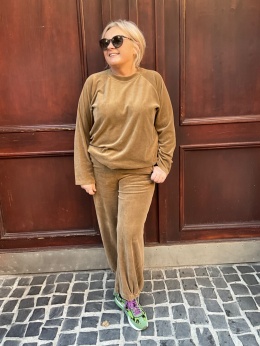 Bluza bluzka ROOT wiya karmel