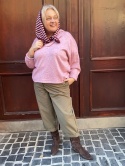 Chusta SONIA burgund rosa
