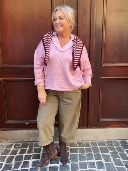 Chusta SONIA burgund rosa