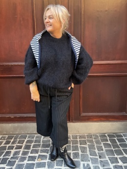 Chusta SONIA navi grey