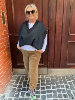 Kamizelka bluza ADELE Wendy Trendy nero