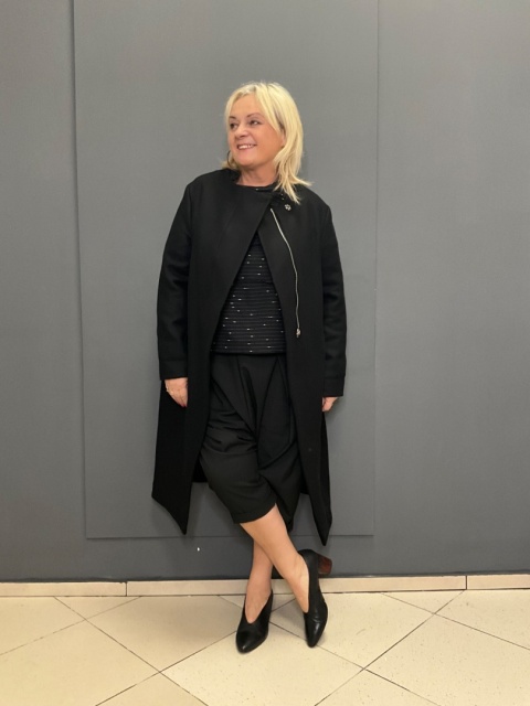 Płaszcz LANA Wendy Trendy nero Płaszcz LANA Wendy Trendy nero