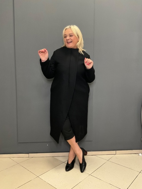 Płaszcz LANA Wendy Trendy nero Płaszcz LANA Wendy Trendy nero