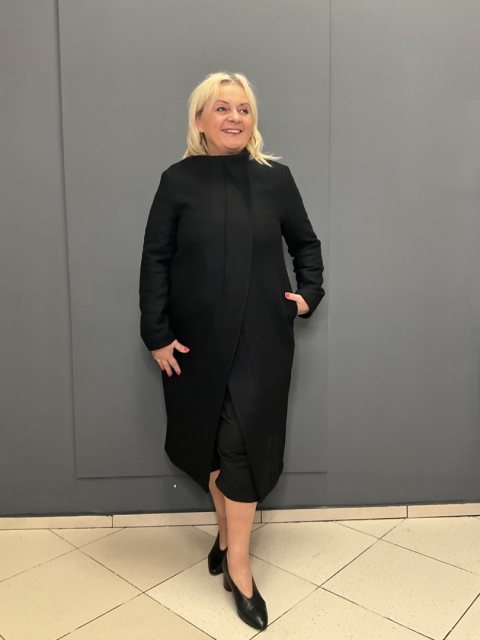 Płaszcz LANA Wendy Trendy nero Płaszcz LANA Wendy Trendy nero