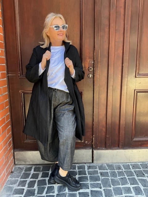 Płaszcz MAYRA Wendy Trendy nero Płaszcz MAYRA Wendy Trendy nero