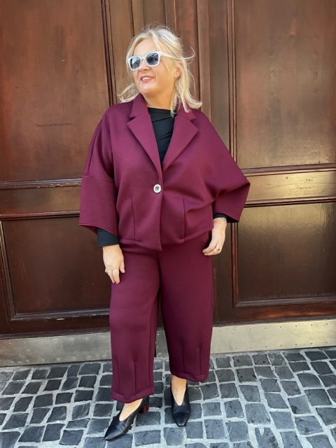 Żakiet kurtka KELIS bordo Żakiet kurtka KELIS bordo