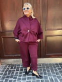Żakiet kurtka KELIS bordo