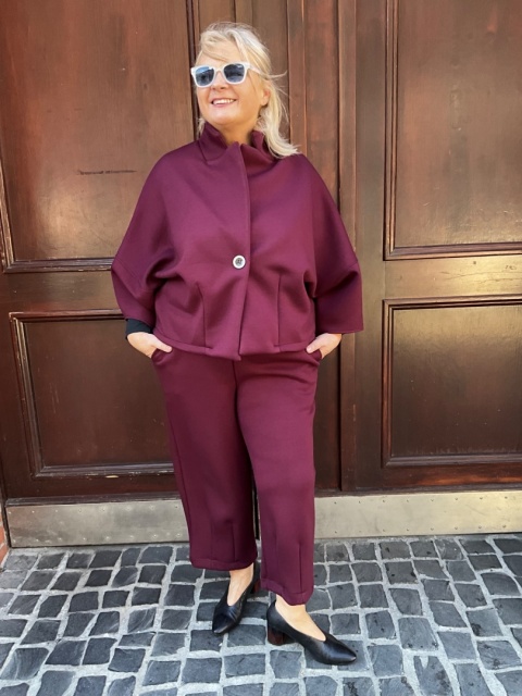 Żakiet kurtka KELIS bordo Żakiet kurtka KELIS bordo