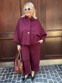 Żakiet kurtka KELIS bordo
