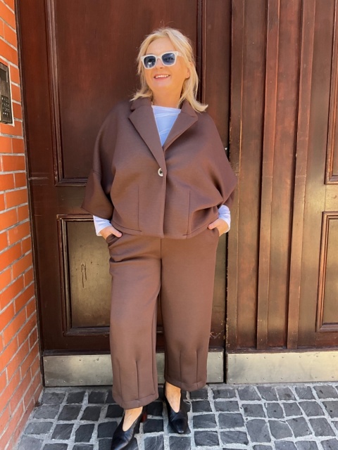 Żakiet kurtka KELIS choco Żakiet kurtka KELIS choco
