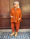 Żakiet marynarka kurtka ASTON Wendy Trendy dynia