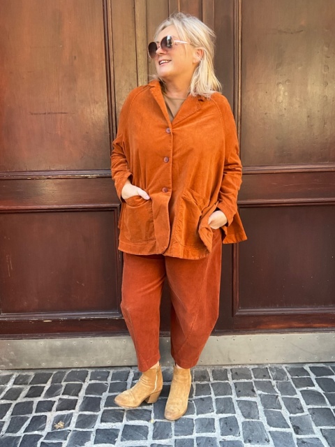 Żakiet marynarka kurtka ASTON Wendy Trendy dynia Żakiet marynarka kurtka ASTON Wendy Trendy dynia