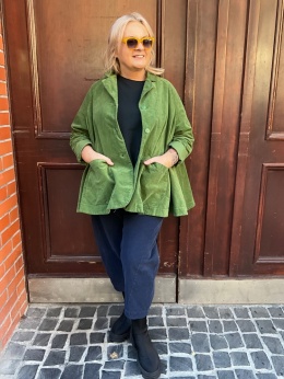 Żakiet marynarka kurtka ASTON Wendy Trendy zielona