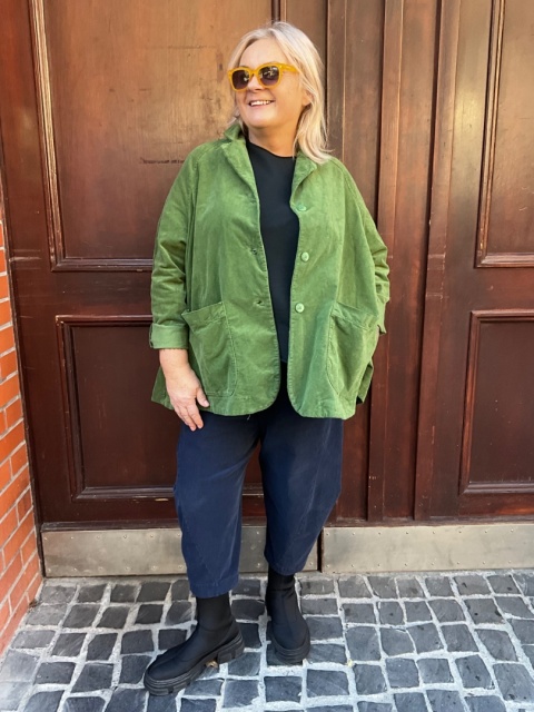 Żakiet marynarka kurtka ASTON Wendy Trendy zielona Żakiet marynarka kurtka ASTON Wendy Trendy zielona