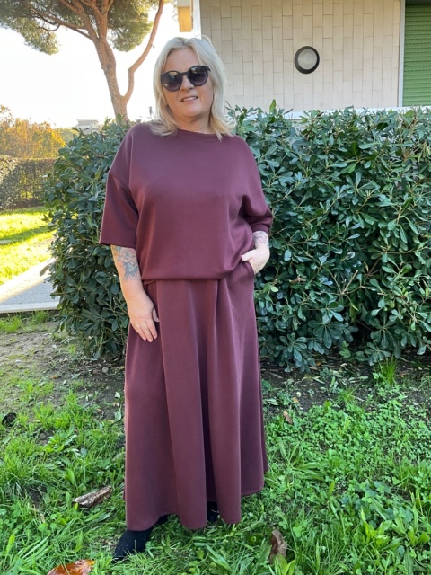 Bluza IMPERIA burgund