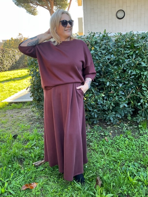 Bluza IMPERIA burgund