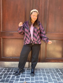 Bluza LILI Gioya śliwka